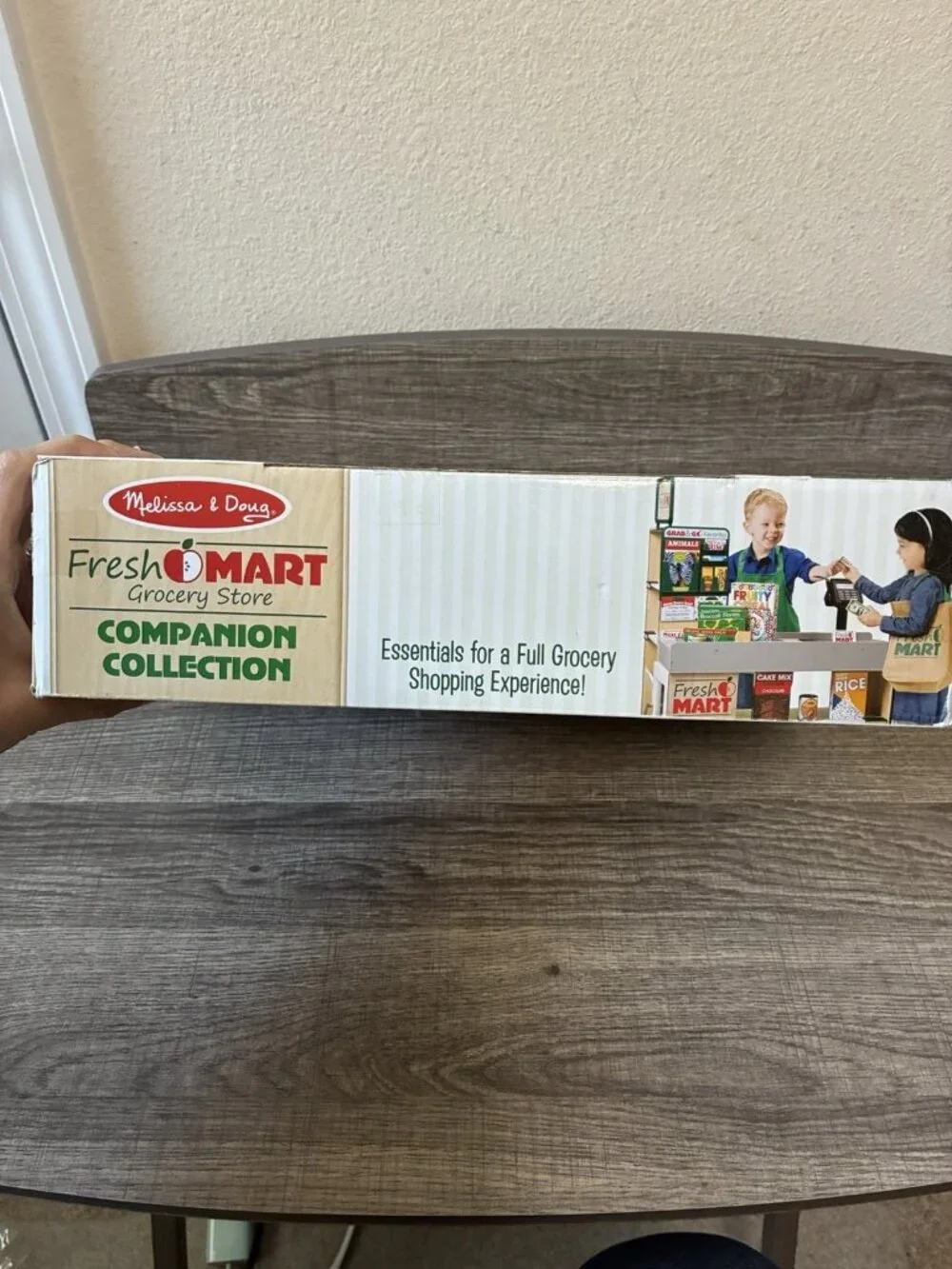 Melissa & Doug Fresh Mart Grocery Store Play Food and Role Play Companion Set